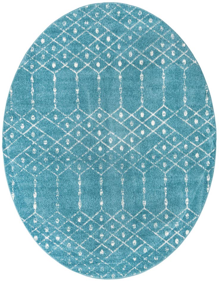 Detail image of 7' 10 x 7' 10 Paxon Trellis Round Rug