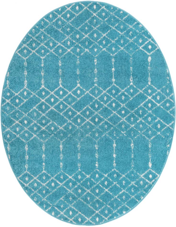 Detail image of 5' 3 x 5' 3 Paxon Trellis Round Rug