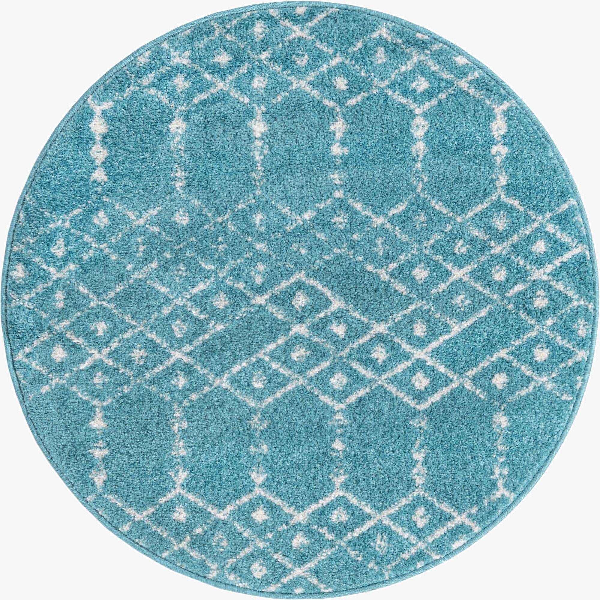 3' x 3' Paxon Trellis Round Rug