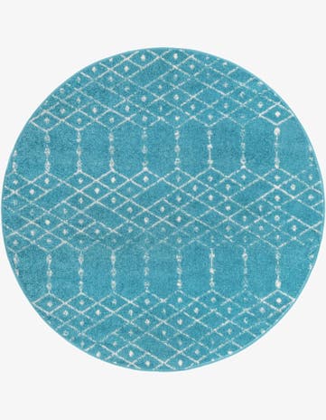 5' 3 x 5' 3 Paxon Trellis Round Rug