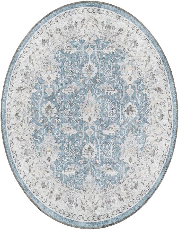 Detail image of 3' 6 x 3' 6 Washable Timeless Round Rug