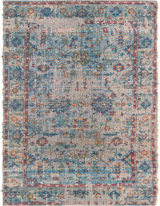 Detail image of 2' 2 x 8' Hand Woven Chenille Jute Runner Rug