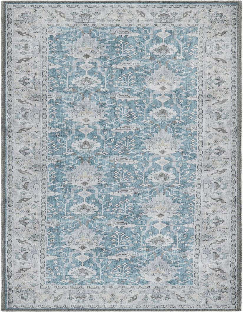 2' x 5' 1 Washable Timeless Runner Rug