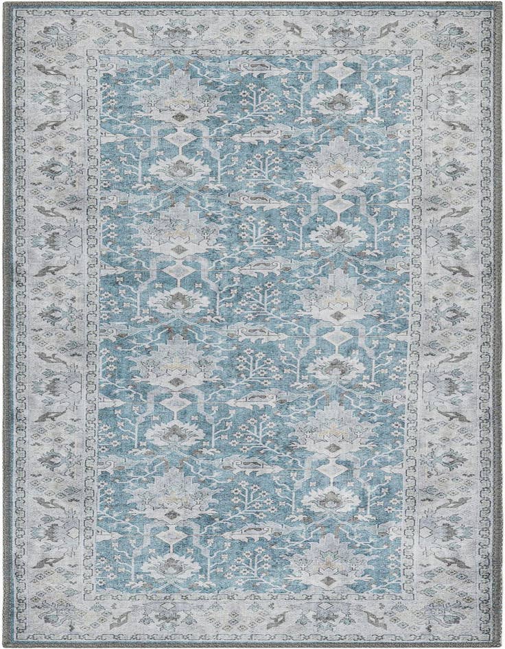 Detail image of 2' x 5' 1 Washable Timeless Runner Rug
