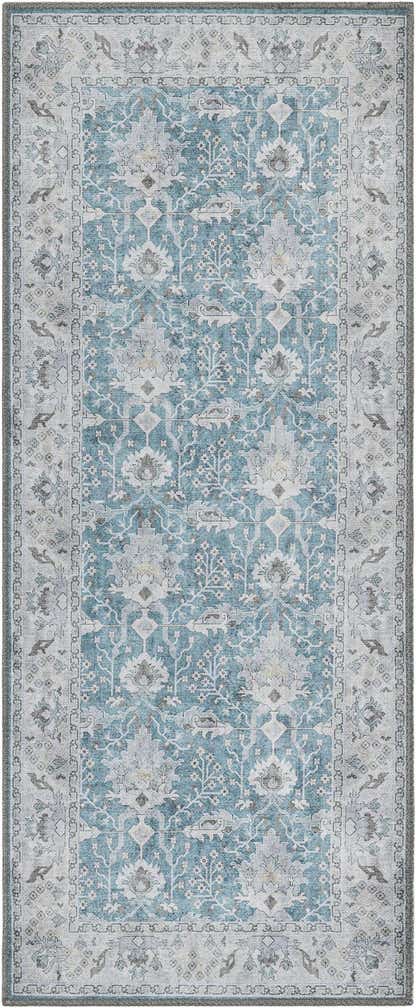 2' x 5' 1 Washable Timeless Runner Rug