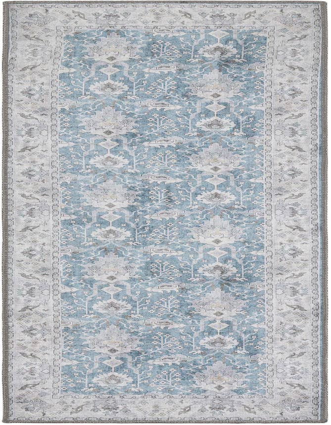 Detail image of 2' x 6' 1 Washable Timeless Runner Rug