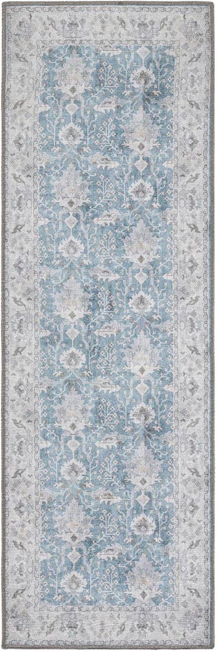 Detail image of 2' x 6' 1 Washable Timeless Runner Rug