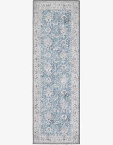 Teal blue Timeless Runner Rug