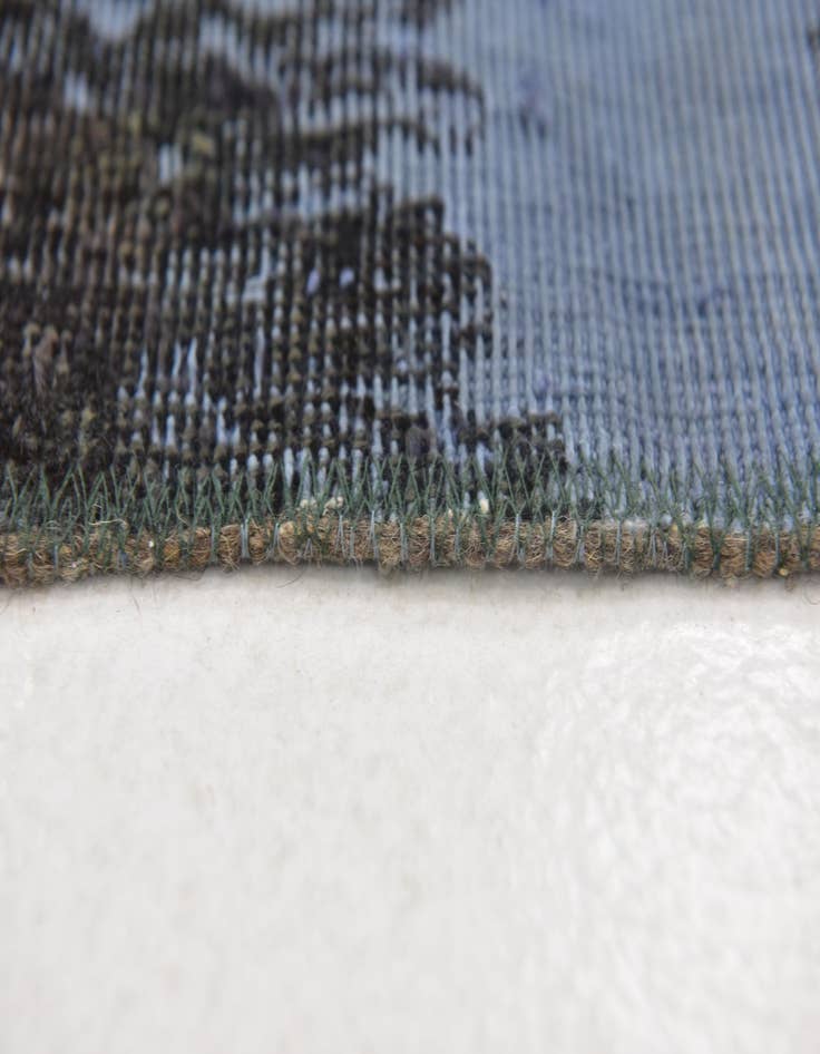 Detail image of 3' 5 x 7' 10  Hand Knotted Ultra Vintage Persian Wool Runner Rug