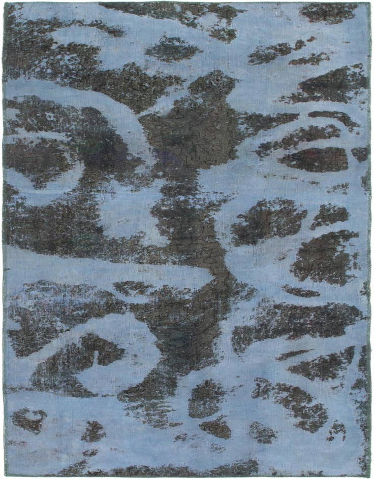 Detail image of 3' 5 x 7' 10 Hand Knotted Ultra Vintage Persian Wool Runner Rug
