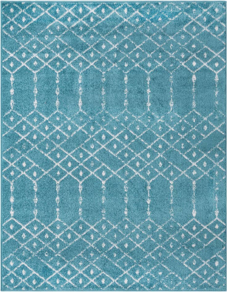 Detail image of 4' x 4' Paxon Trellis Square Rug