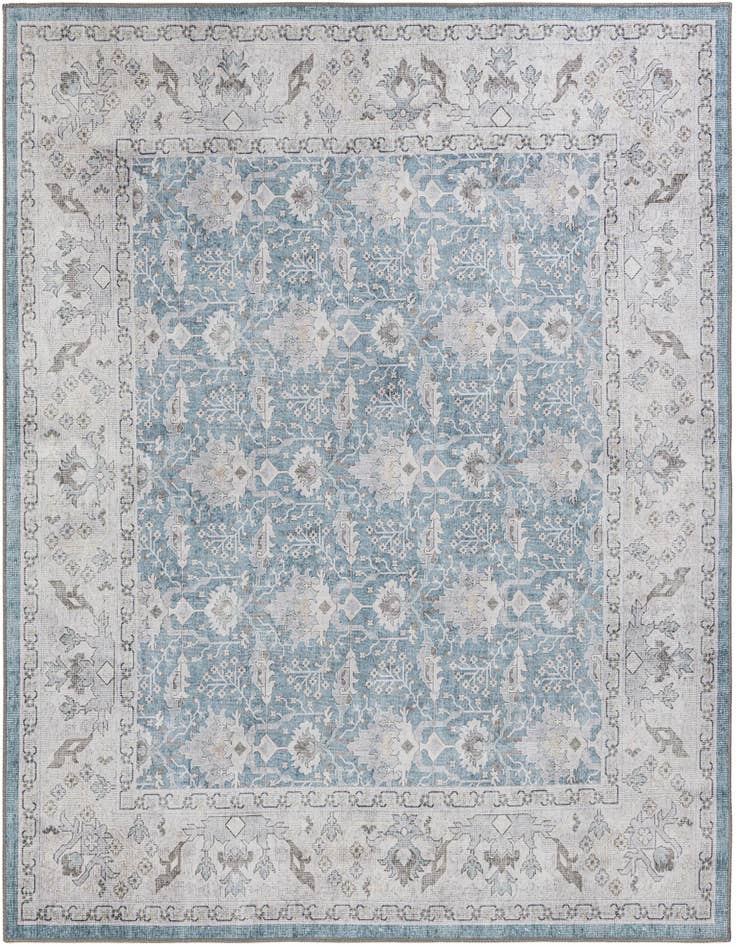 Detail image of 7' 10 x 7' 10 Washable Timeless Square Rug