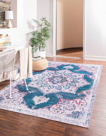 7' 10 x 10' Washable Francesca Rug