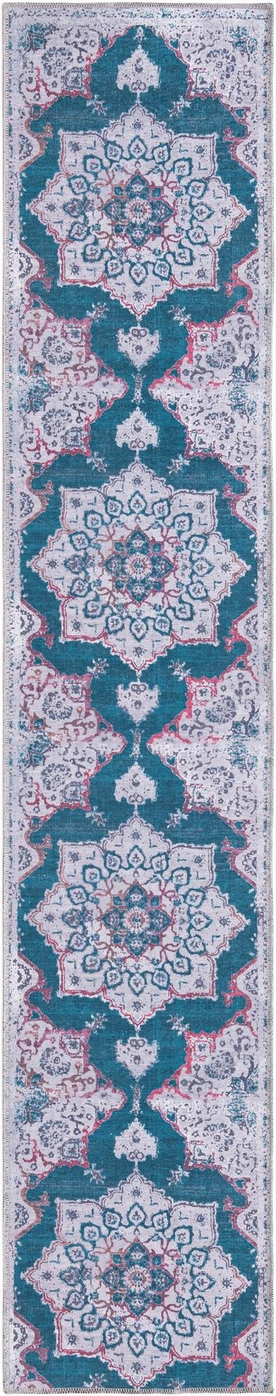 Primary image 2' x 9' 10  Washable Renaissance Runner Rug