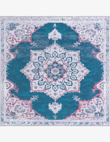 10' 6 x 10' 6 Washable Renaissance Square Rug