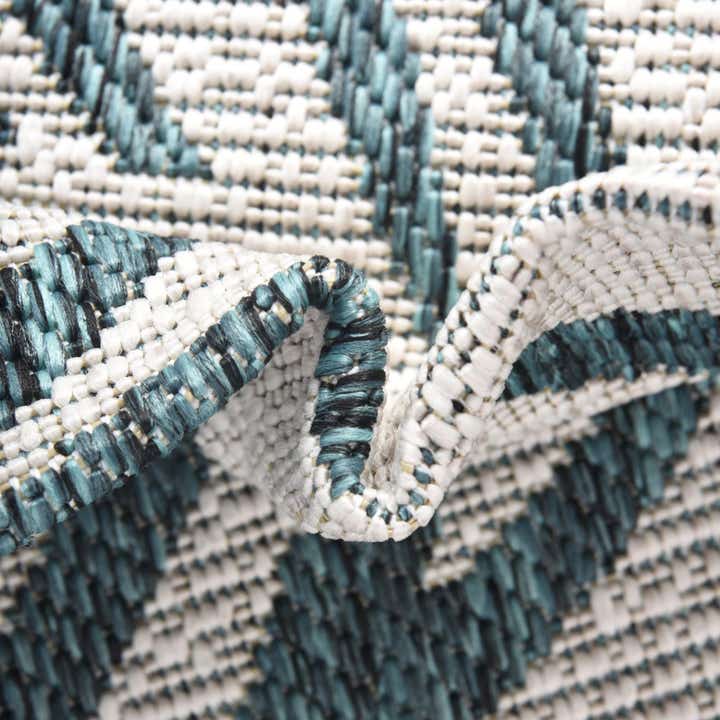 7' 10 x 11' Easy-Clean Botanical Indoor / Outdoor Rug