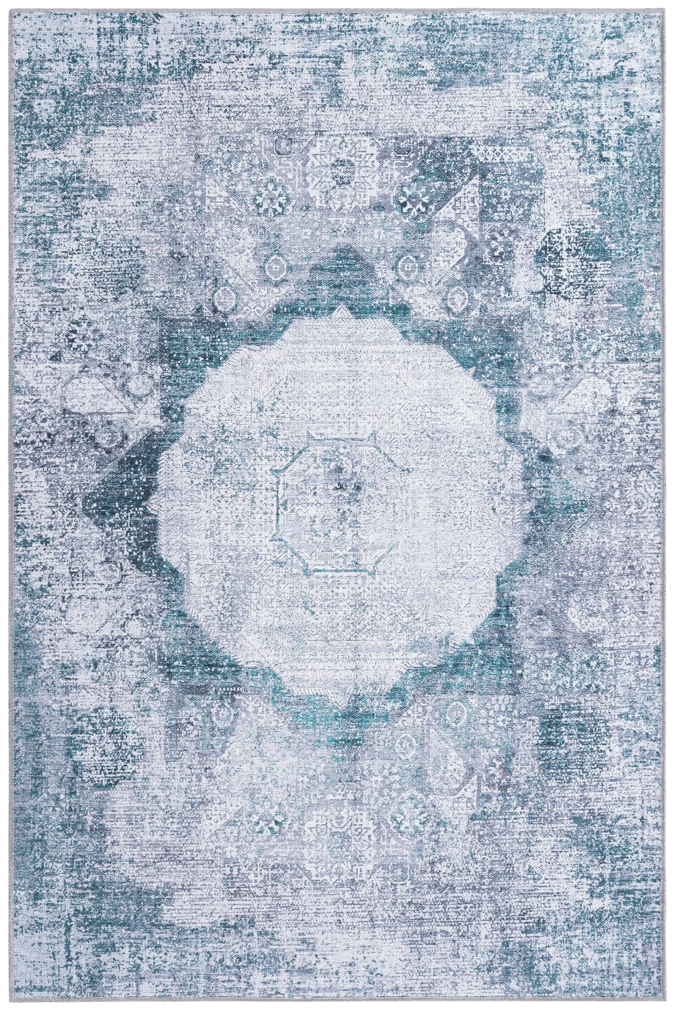 Rug Teal Ivory Swatch link
