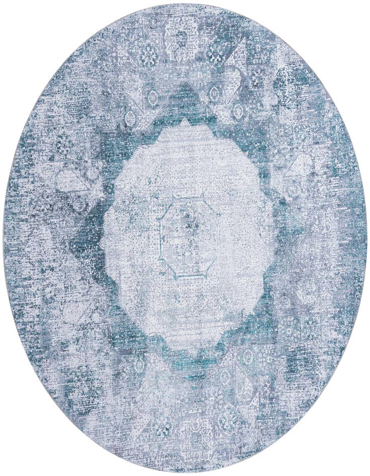 Detail image of 7' 10 x 7' 10 Washable Yara Round Rug