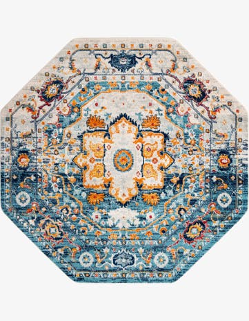 7' 10 x 7' 10 Madeline Vintage Octagon Rug