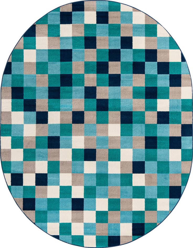 Detail image of 7' 10 x 10' Azalea Oval Rug