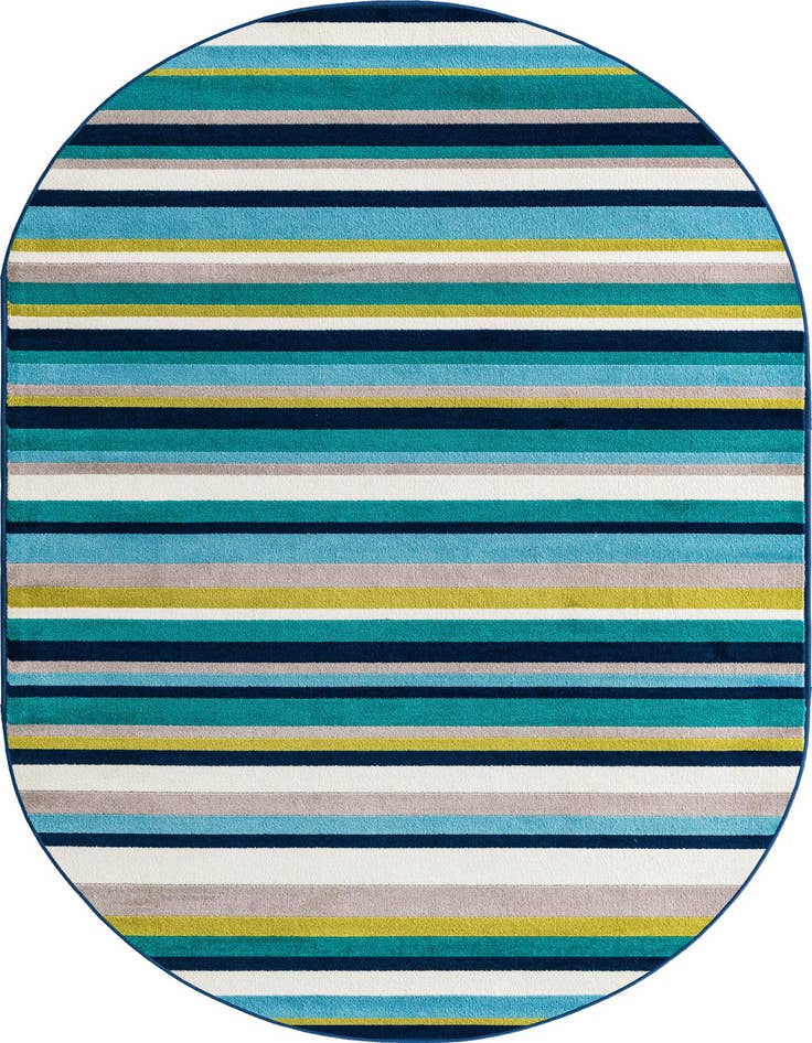 Detail image of 5' 3 x 8' Azalea Oval Rug