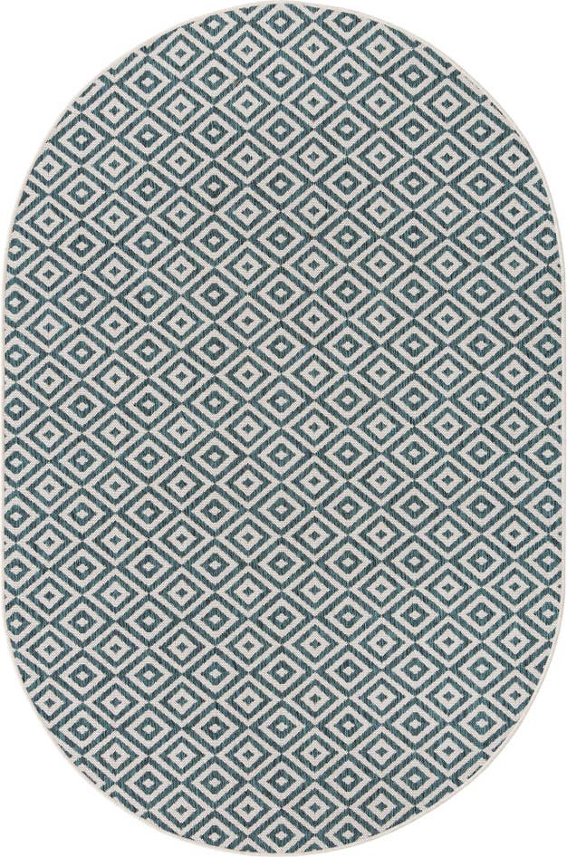 Detail image of 5' 3 x 8' Easy-Clean Jill Zarin Costa Rica Indoor / Outdoor Oval Rug
