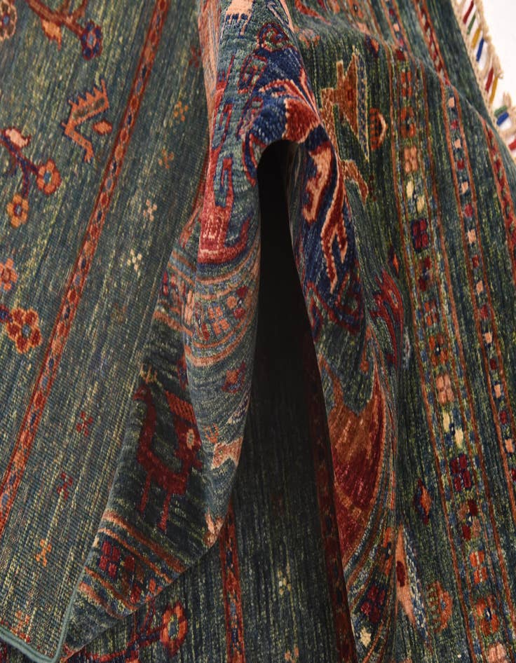 Detail image of 10' 1 x 12' 11 Hand Knotted Ariana Ziegler Rug