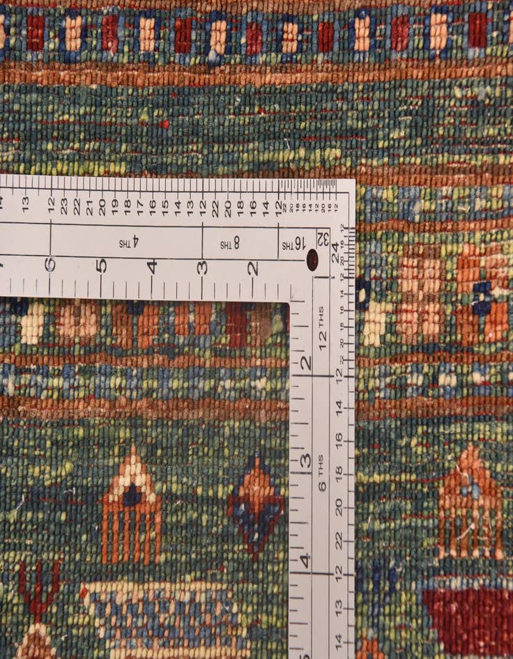 Detail image of 10' 1 x 12' 11 Hand Knotted Ariana Ziegler Rug