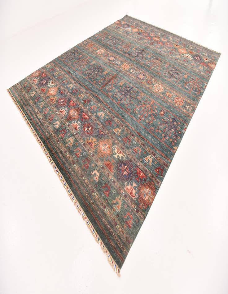 Detail image of 10' 1 x 12' 11 Hand Knotted Ariana Ziegler Rug