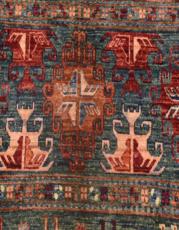 Detail image of 10' 1 x 12' 11 Hand Knotted Ariana Ziegler Rug