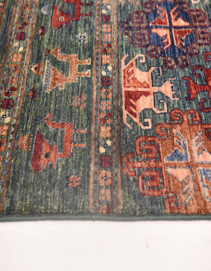 Detail image of 10' 1 x 12' 11 Hand Knotted Ariana Ziegler Rug