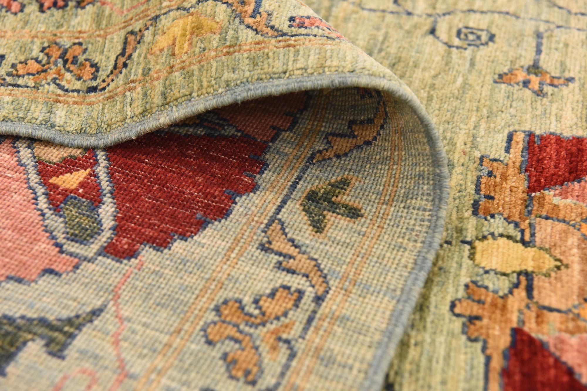 6' 6 x 9' 7 Hand Knotted Ariana Ziegler Oriental Rug