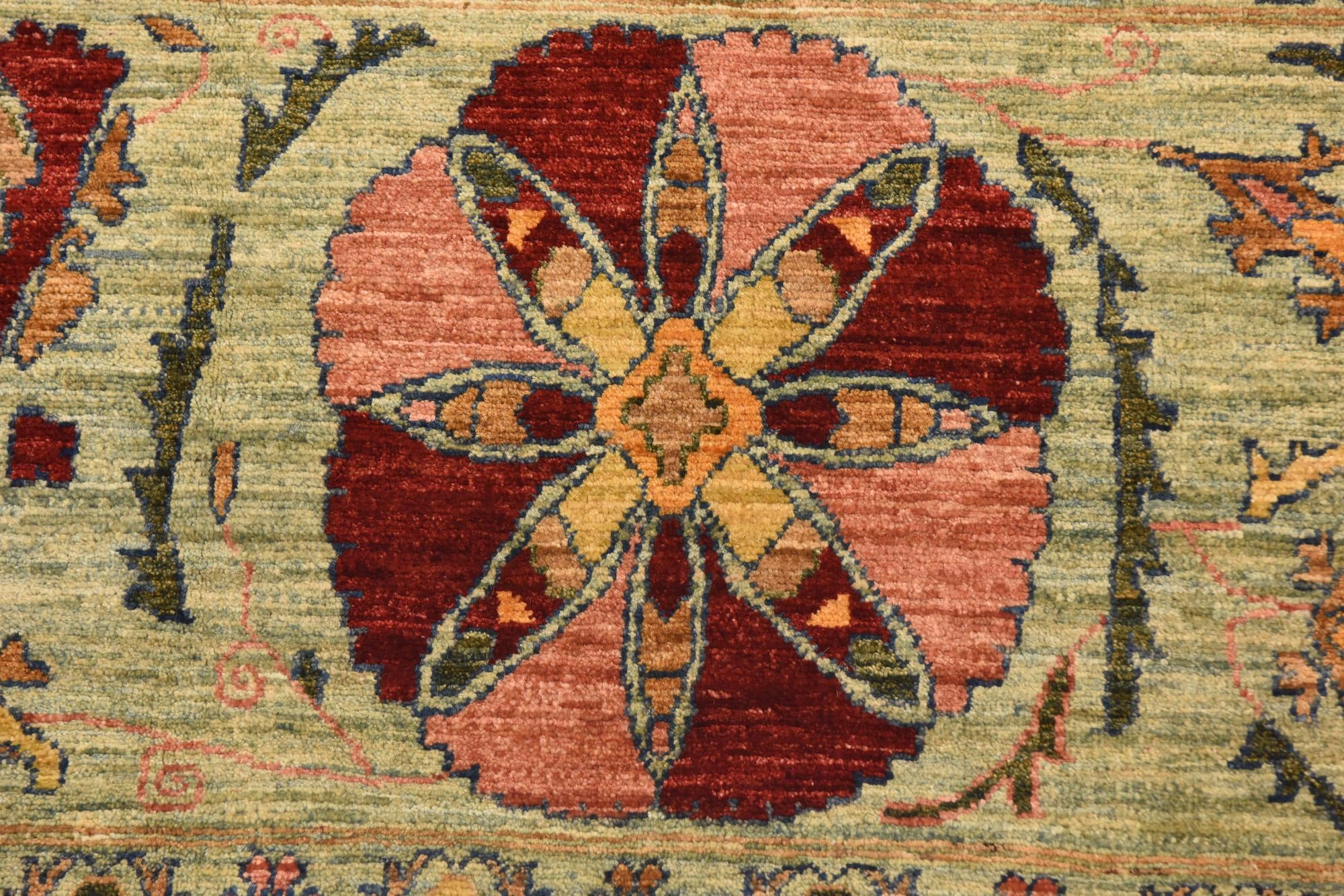 6' 6 x 9' 7 Hand Knotted Ariana Ziegler Oriental Rug
