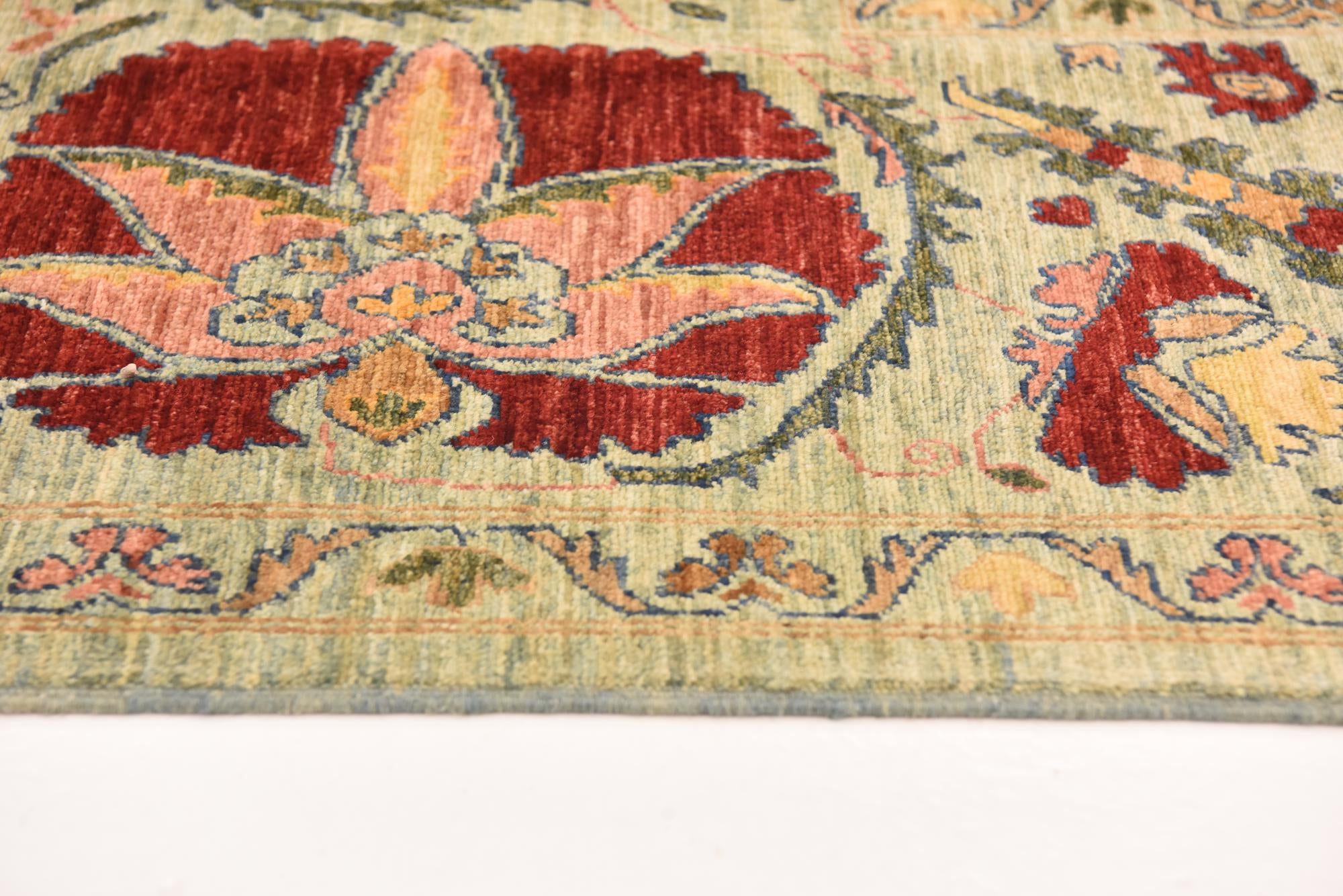 6' 6 x 9' 7 Hand Knotted Ariana Ziegler Oriental Rug
