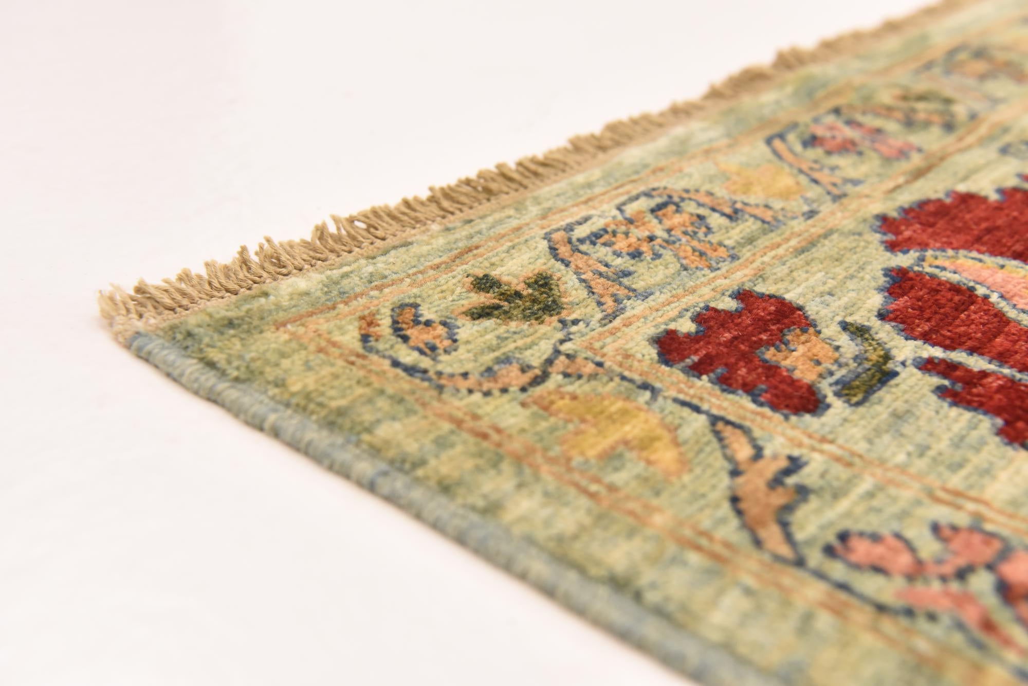 6' 6 x 9' 7 Hand Knotted Ariana Ziegler Oriental Rug