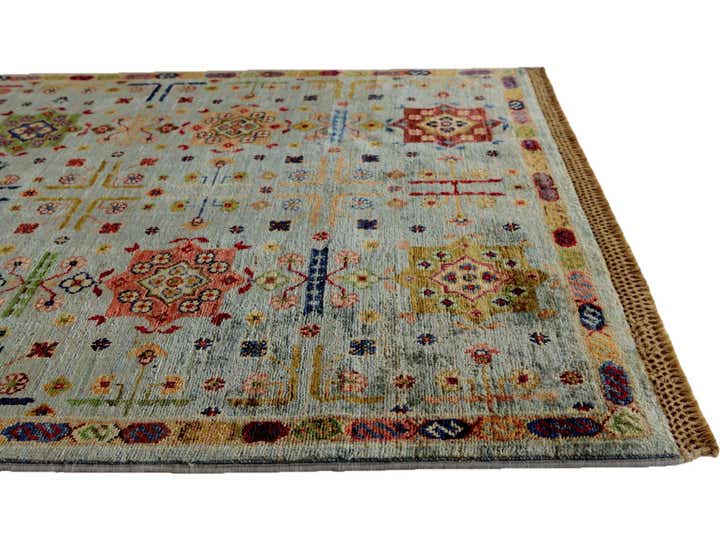 3' 4 x 4' 10 Hand Knotted Ariana Ziegler Rug