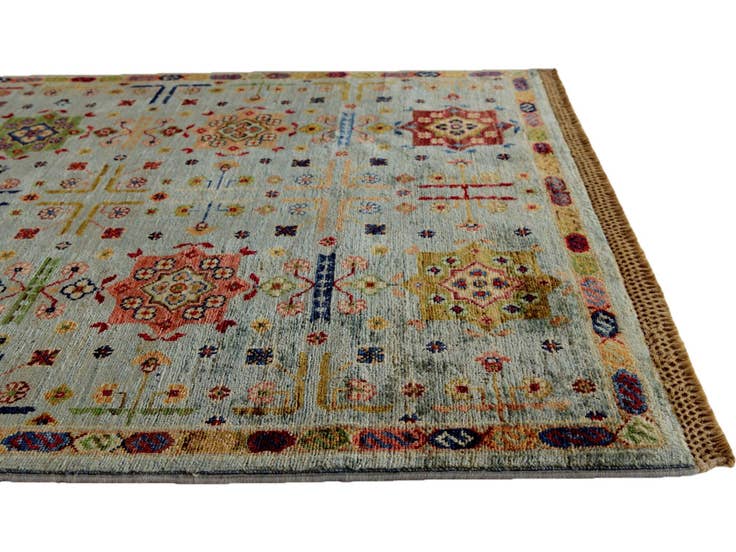 Detail image of 3' 4 x 4' 10 Hand Knotted Ariana Ziegler Rug