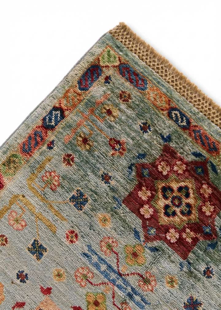 3' 4 x 4' 10 Hand Knotted Ariana Ziegler Rug