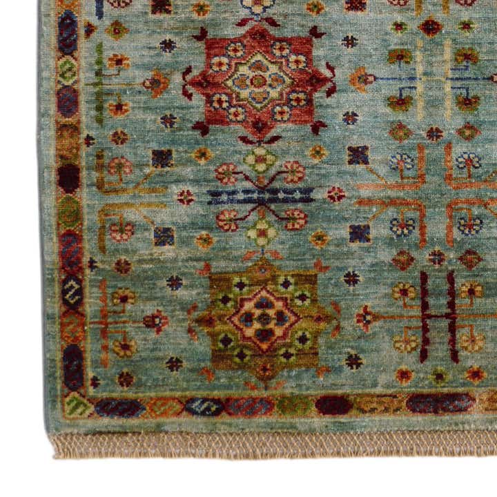 3' 4 x 4' 10 Hand Knotted Ariana Ziegler Rug