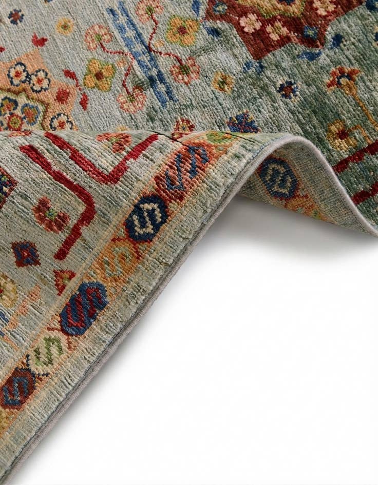 Detail image of 3' 4 x 4' 10 Hand Knotted Ariana Ziegler Rug