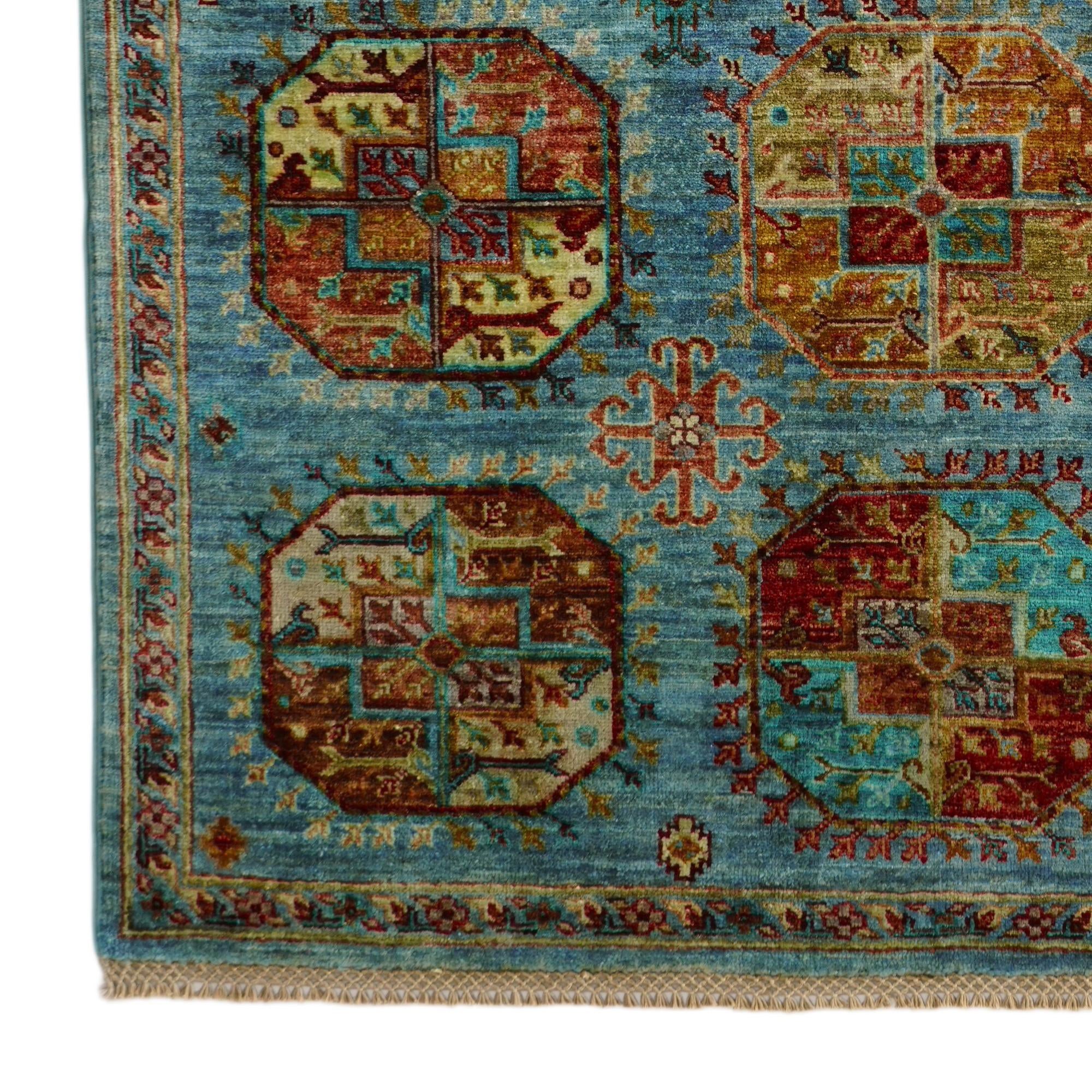 4' 2 x 6' Hand Knotted Ariana Ziegler Rug