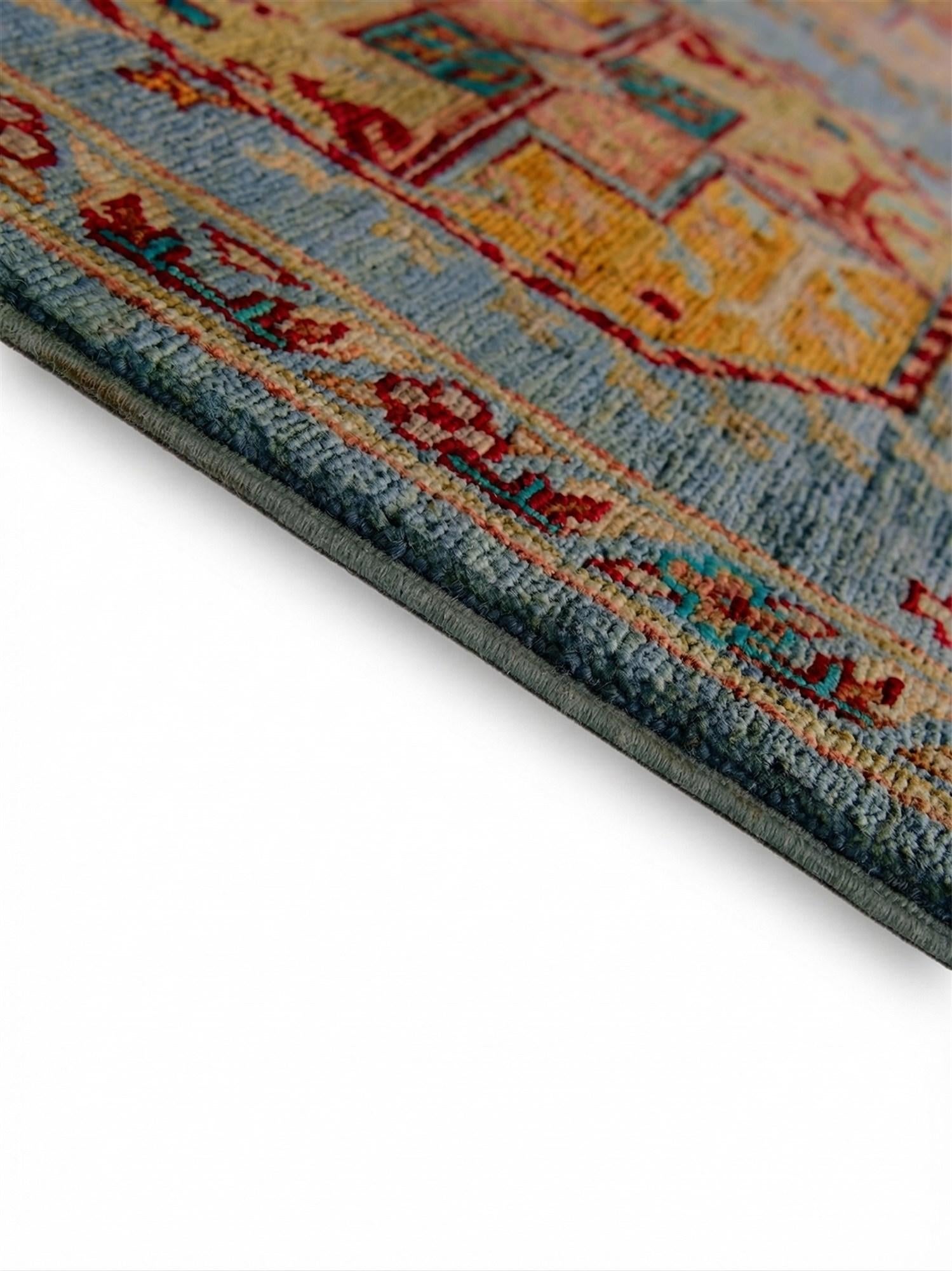 4' 2 x 6' Hand Knotted Ariana Ziegler Rug