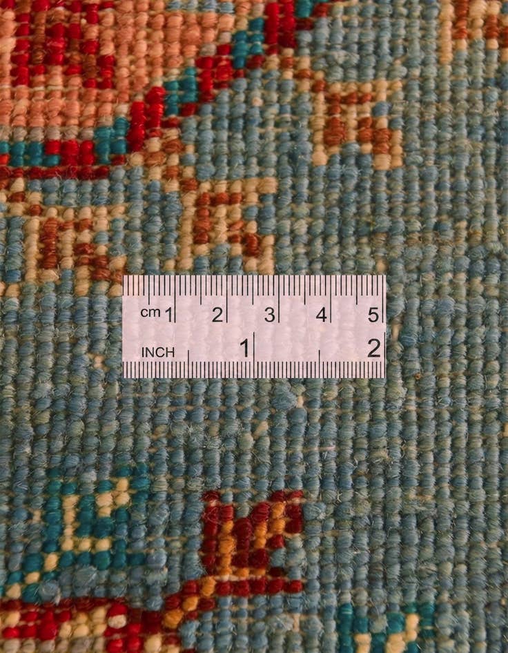 Detail image of 4' 2 x 6' Hand Knotted Ariana Ziegler Rug