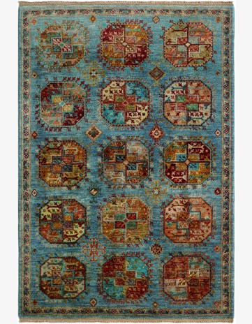 4' 2 x 6' Hand Knotted Ariana Ziegler Rug