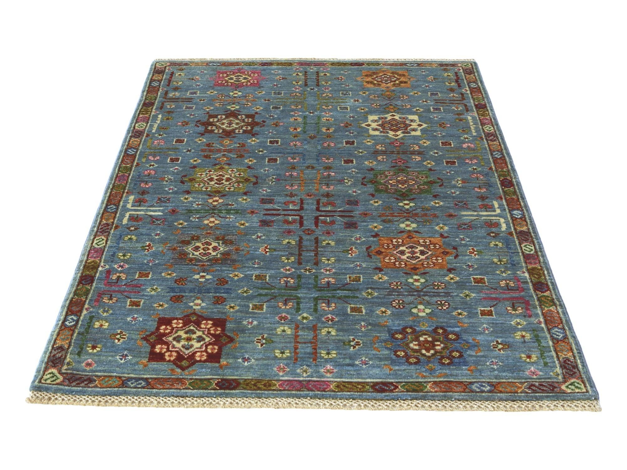 3' 5 x 5' 2 Hand Knotted Ariana Ziegler Rug