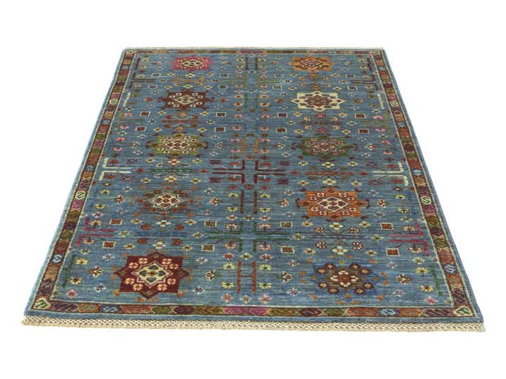 3' 5 x 5' 2 Hand Knotted Ariana Ziegler Rug