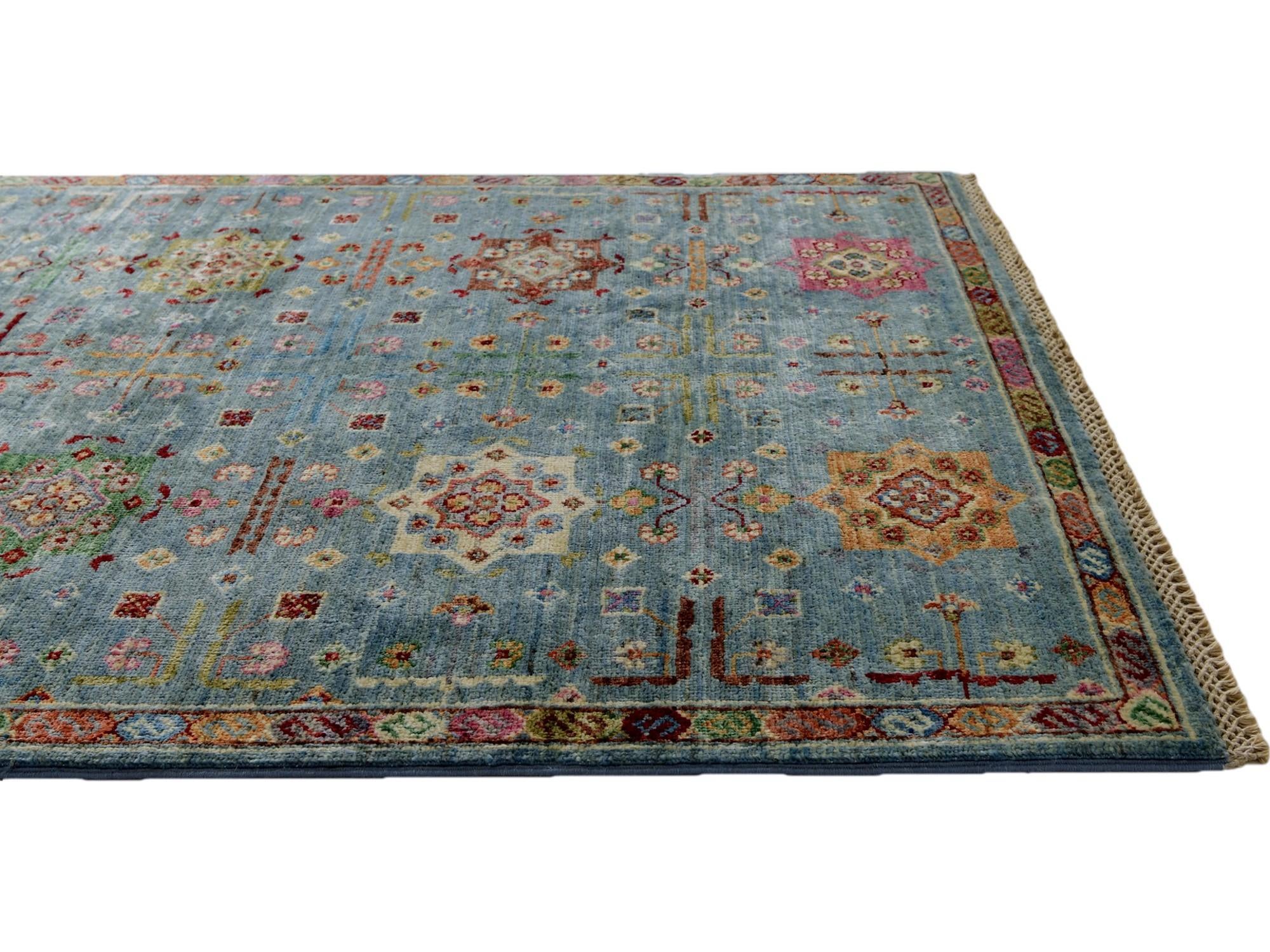 3' 5 x 5' 2 Hand Knotted Ariana Ziegler Rug