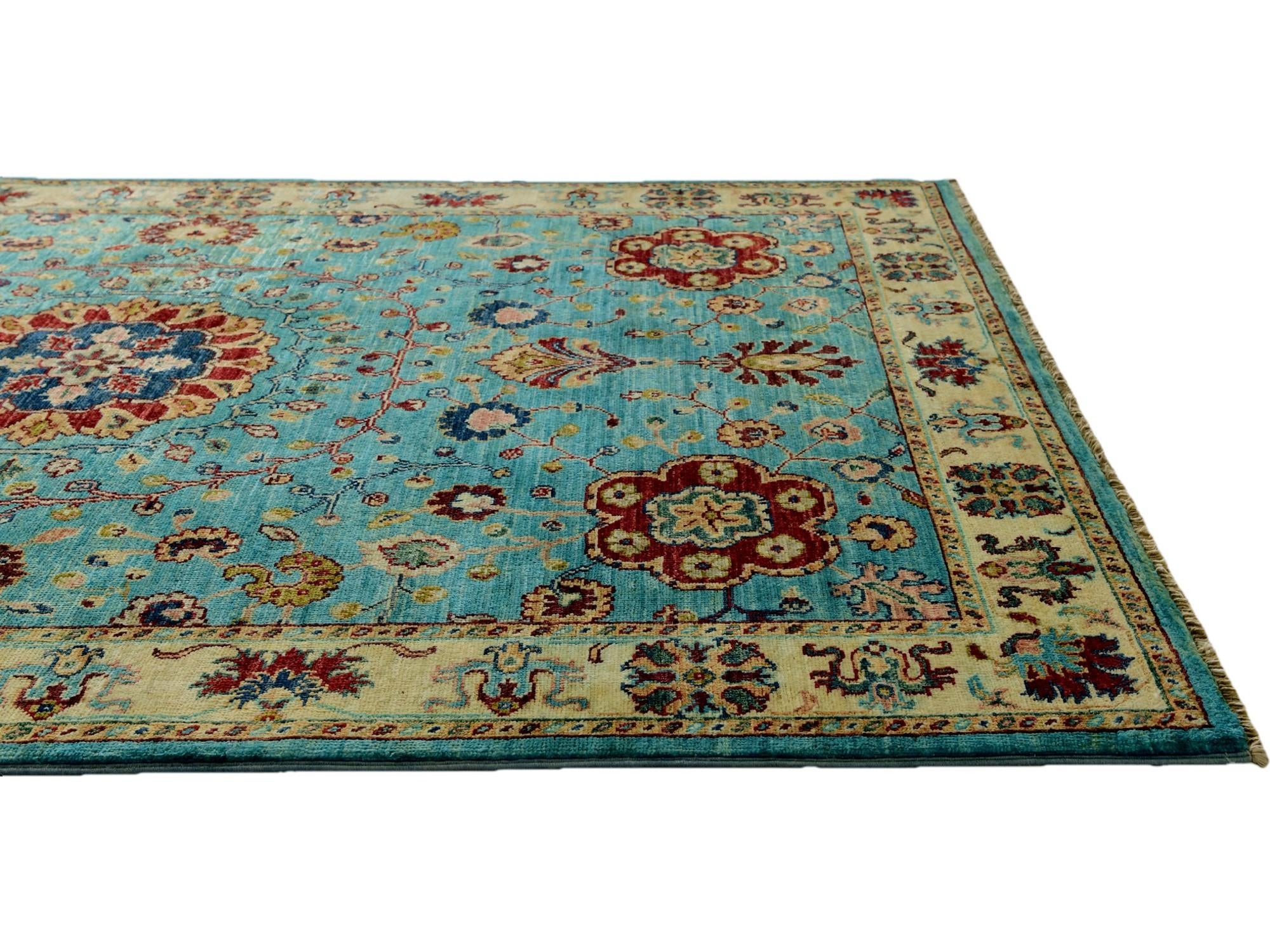 4' 1 x 6' 2 Hand Knotted Ariana Ziegler Rug