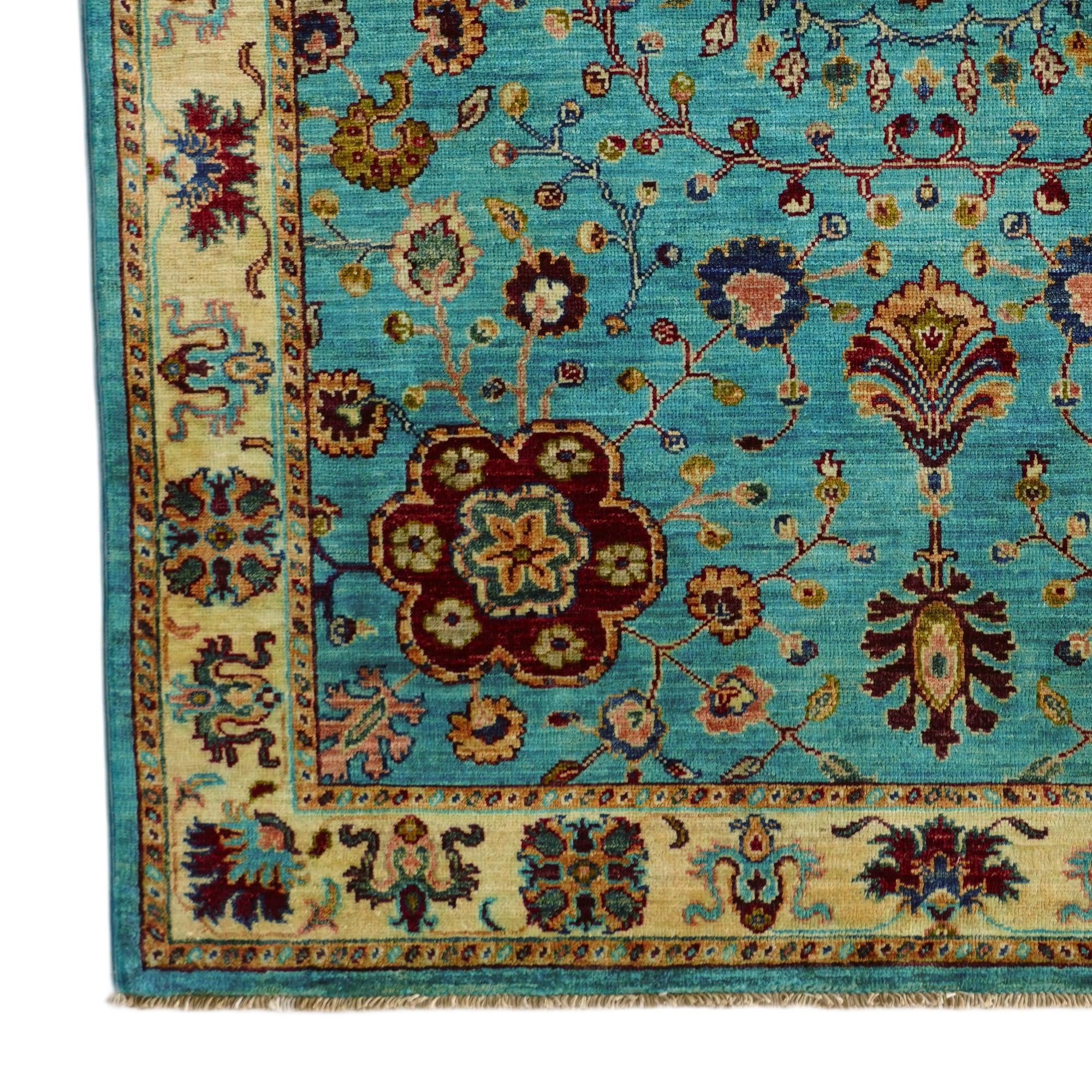 4' 1 x 6' 2 Hand Knotted Ariana Ziegler Rug