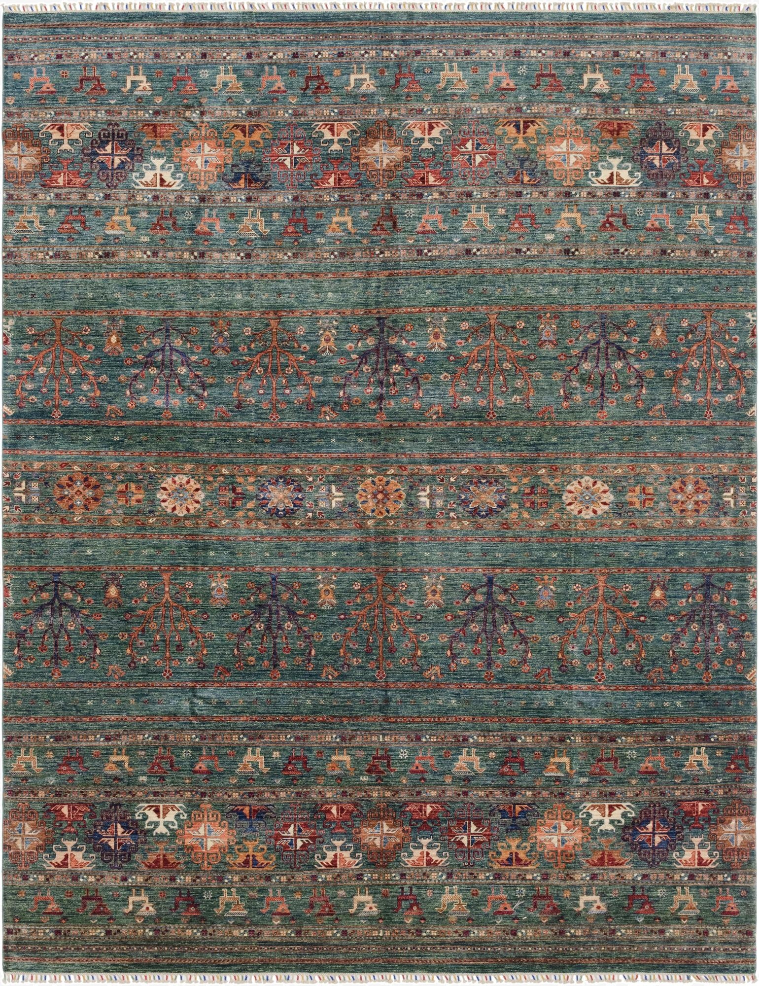  10' 1 x 12' 11  Hand Knotted Ariana Ziegler Rug